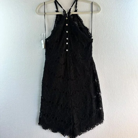 NWT Free People Intimately Dress Womens Small Black Lace Goth Chic Fairy Grunge - Picture 9 of 12